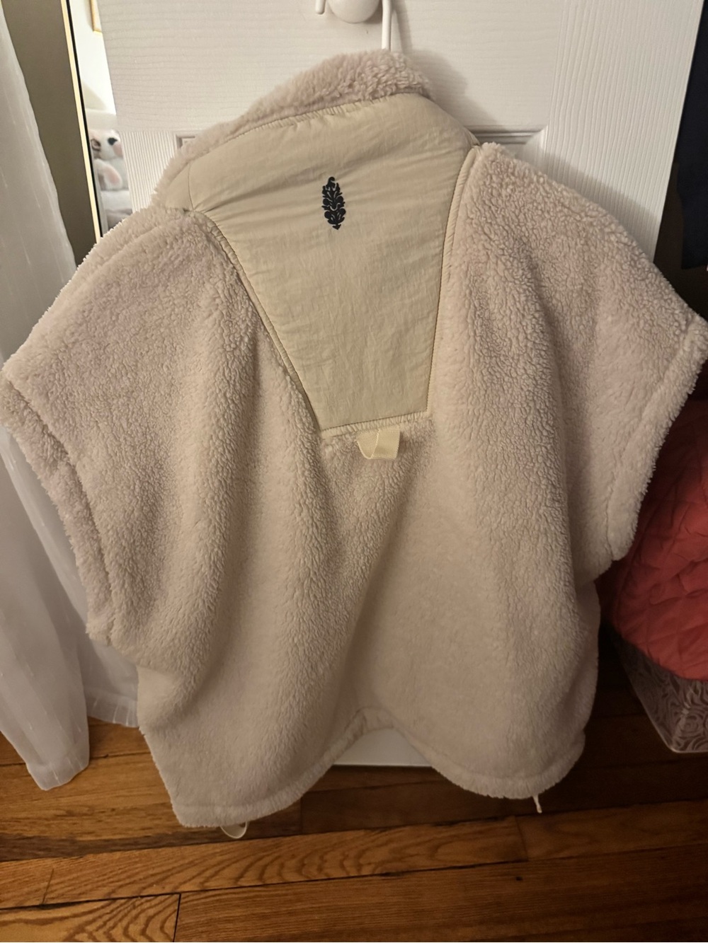 Free People Cozy Cream Sherpa Pullover Sweater